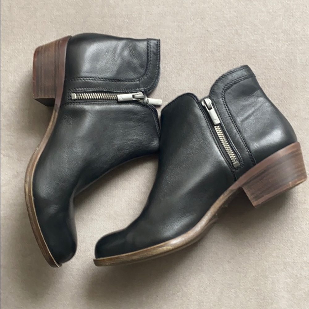 Double Zip Ankle Boots